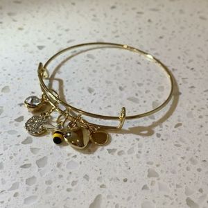 Golden charm bracelet